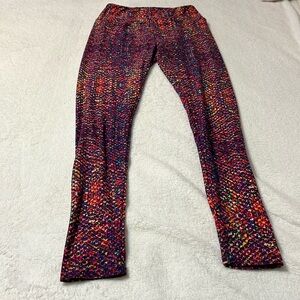 One size multicolored LuLaRow leggings
